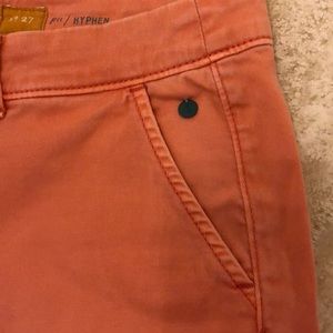 Size 27 Pilcro and Letterpress Soft khakis.